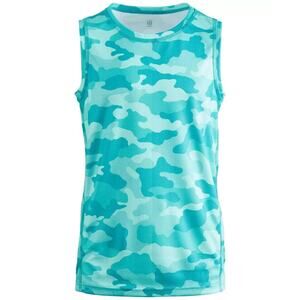 ID IDEOLOGY Toddlers Cassandra Camo Tank Tropical Surf Size 4T